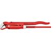 S-shaped pipe wrench - red powder-coated type 83 30